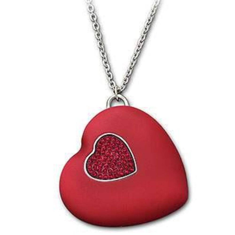 Swarovski USB Heart Necklace